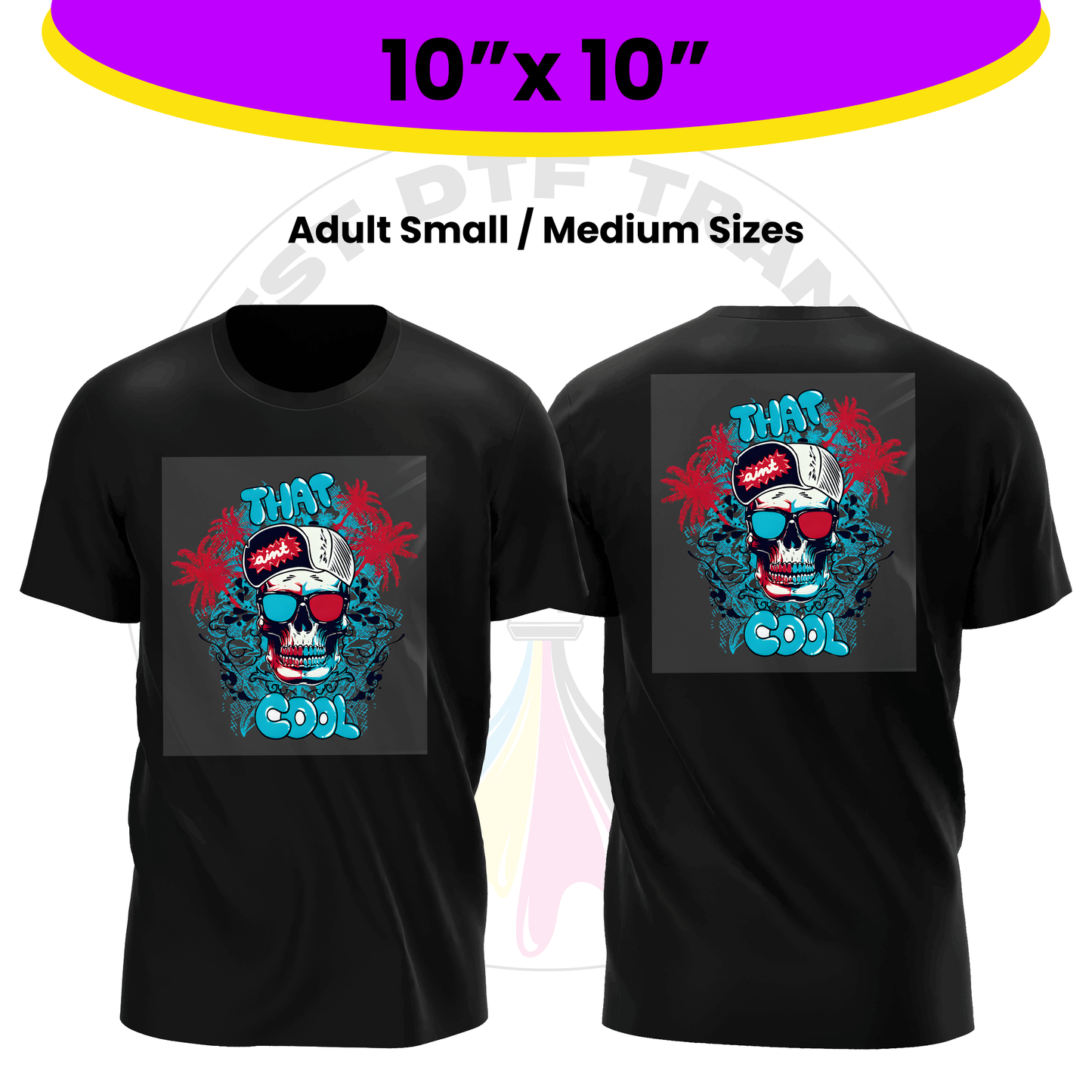 Custom DTF Transfers By Size