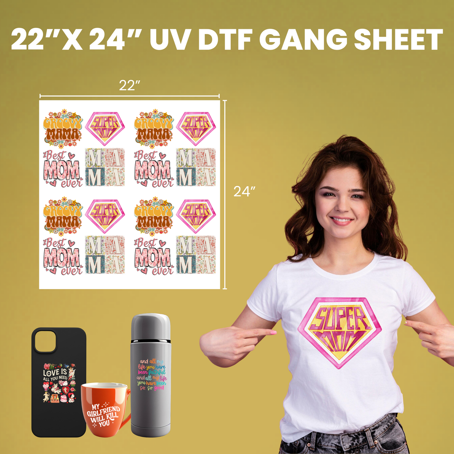 UV DTF Gang Sheet (Upload Your Own File)