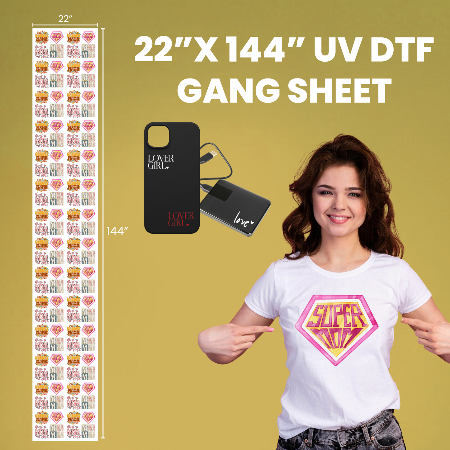 UV DTF Gang Sheet (Upload Your Own File)