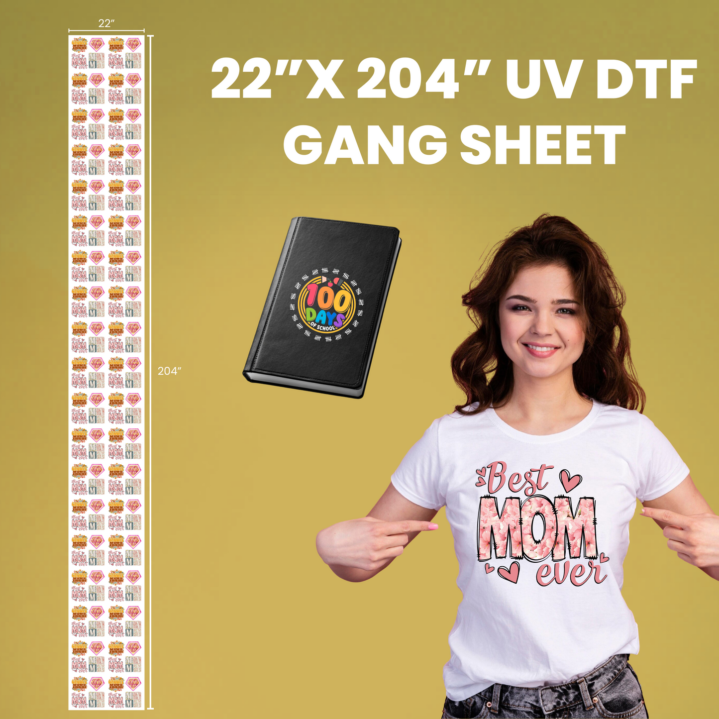 UV DTF Gang Sheet (Upload Your Own File)