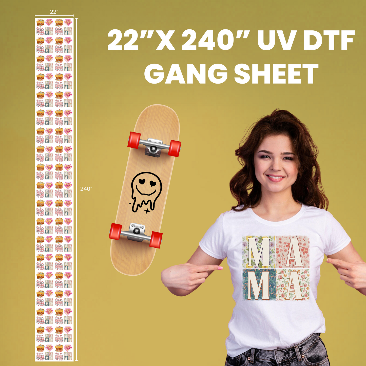 UV DTF Gang Sheet (Upload Your Own File)