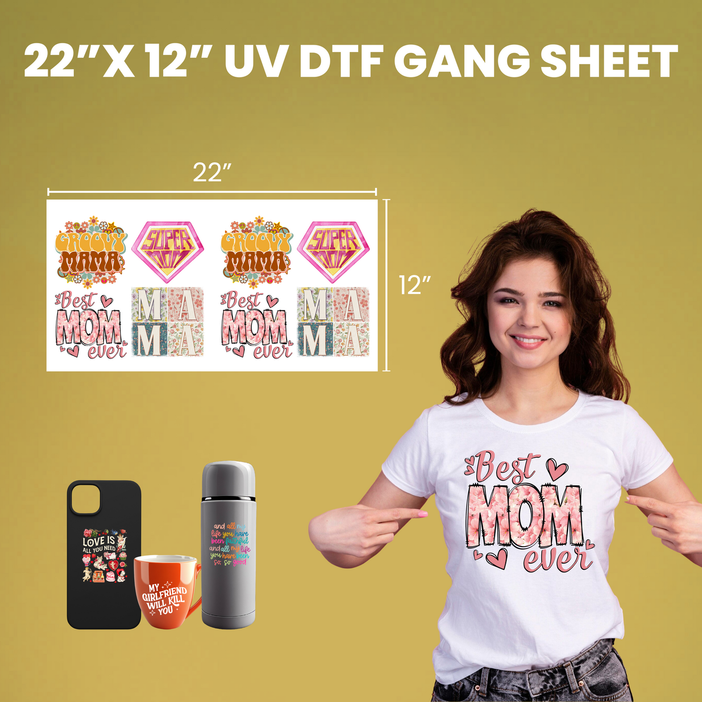 UV DTF Gang Sheet (Upload Your Own File)