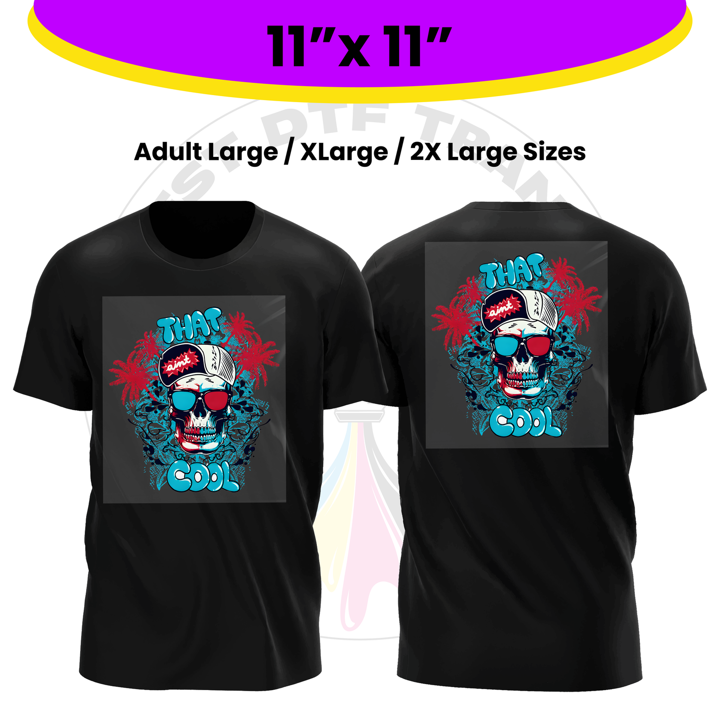 Custom DTF Transfers By Size