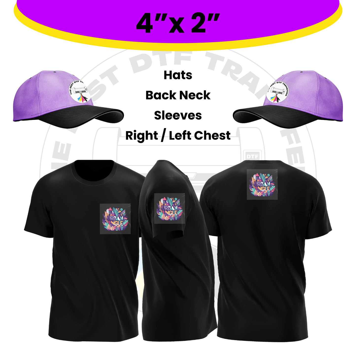 Custom DTF Transfers By Size