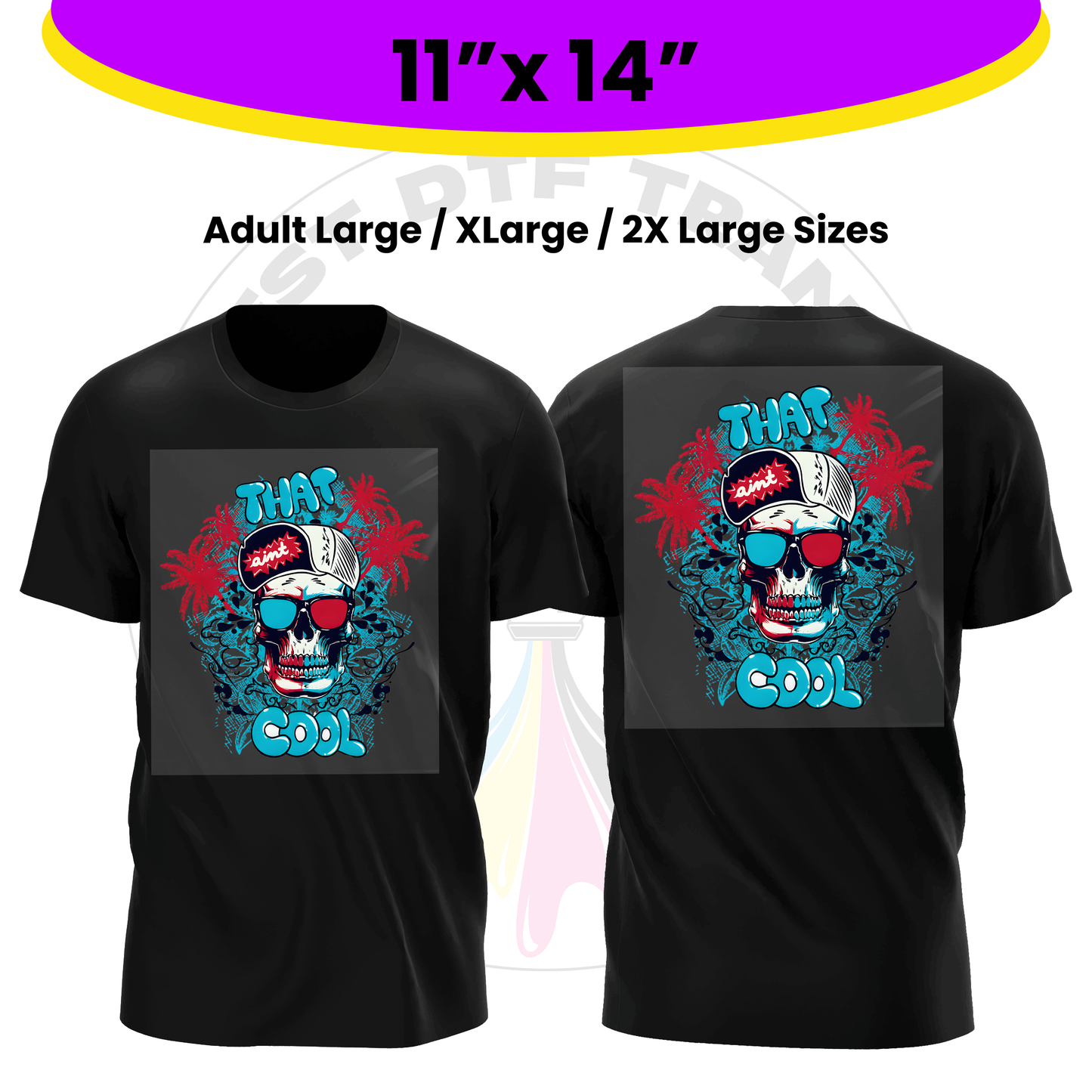 Custom DTF Transfers By Size