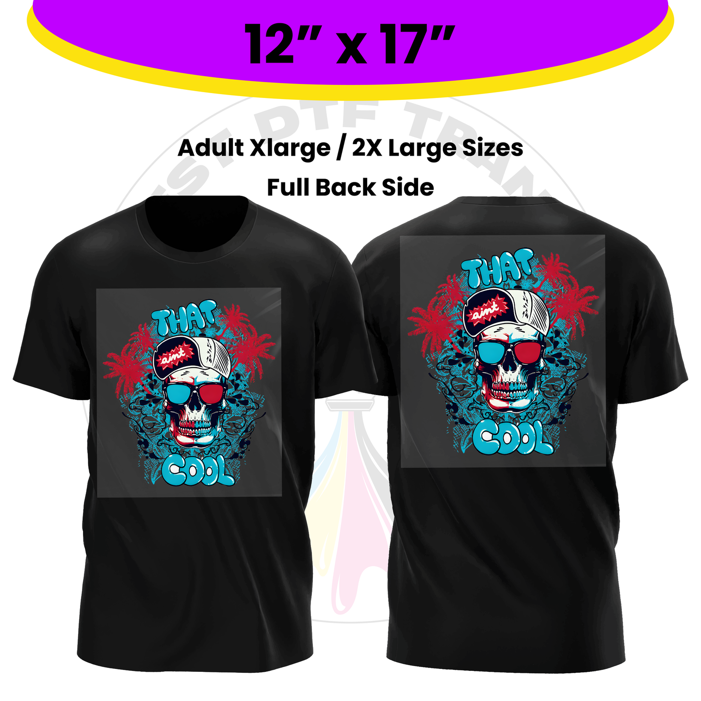 Custom DTF Transfers By Size